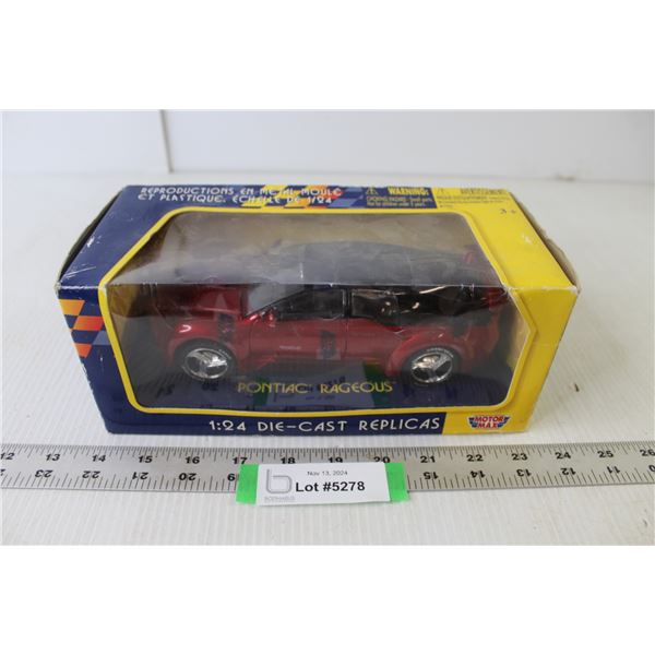 Motor Max Pontiac Rageous Replica (NIB)