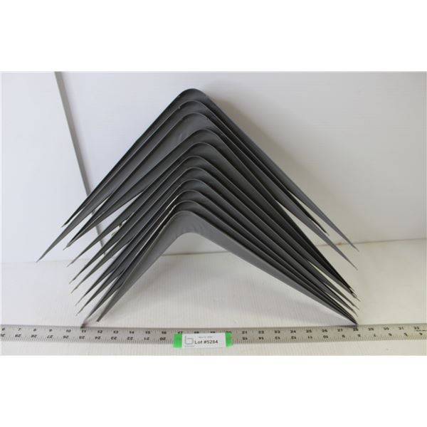 (11) Stanley 12" x 14" Metal Shelving Brackets