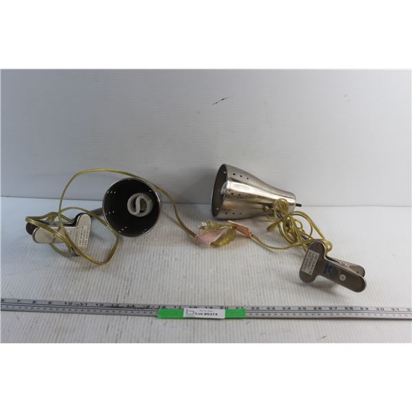 (2) Clip on Light - Tested