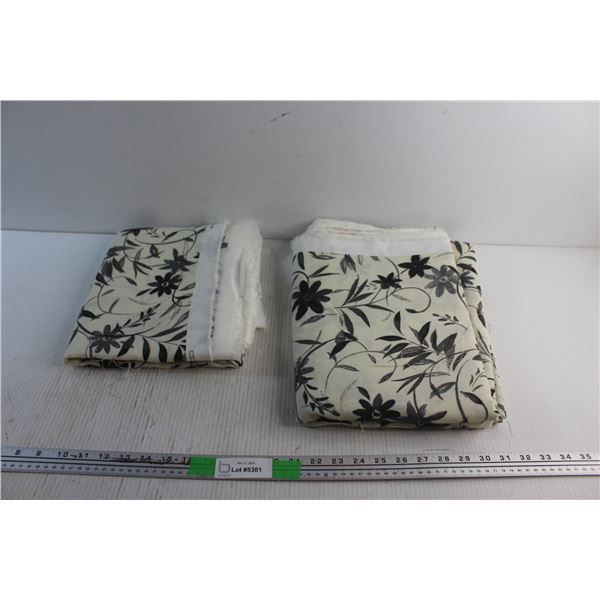 (2) Fabrics 157'' and 78''