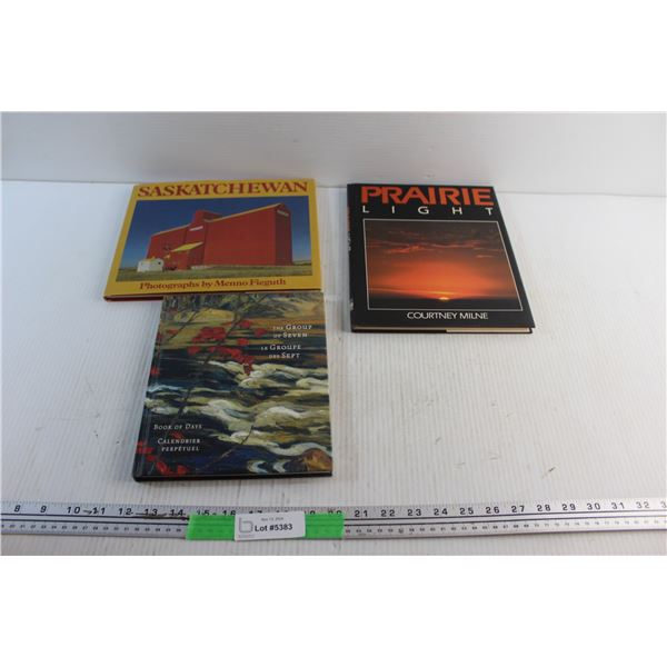 (3) Books - Saskatchewan, Prairie Light and The Group of Seven