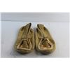Image 5 : Vintage Cowhide Moccasins - Size 11/12 M - Needs Bead Repair
