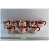Image 1 : (8) Ceramic Santa Claus Christmas Mugs