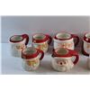 Image 3 : (8) Ceramic Santa Claus Christmas Mugs