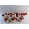 Image 4 : (8) Ceramic Santa Claus Christmas Mugs
