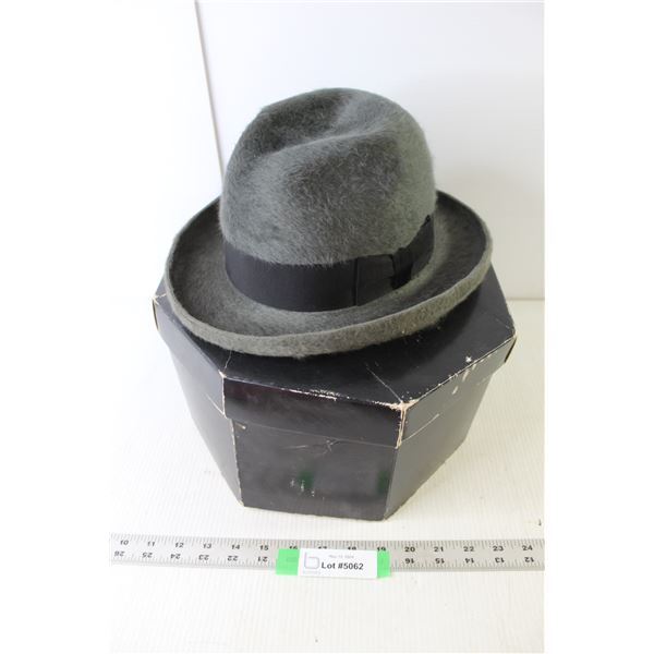 Canadian Beaver Top Hat Size 7-1/8
