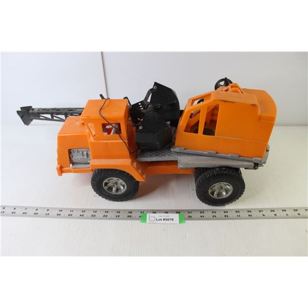 Toy Crane Truck 2' Length With Crane Down x 8" W