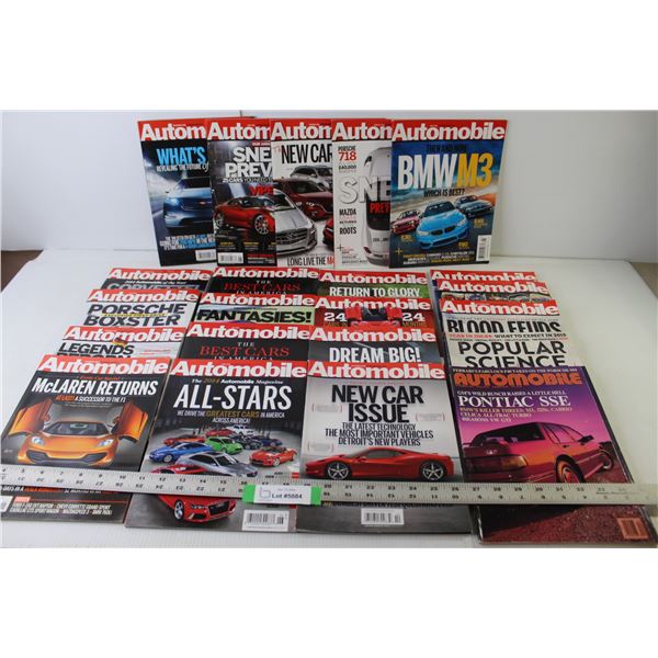 (21) Automobile Magazines 1987, 2008-2015, Popular Science