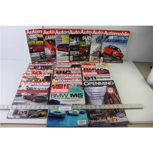 (19) Automobile Magazines 98-11, Open Mind Magazine 2010, Great Courses Magazine 2022
