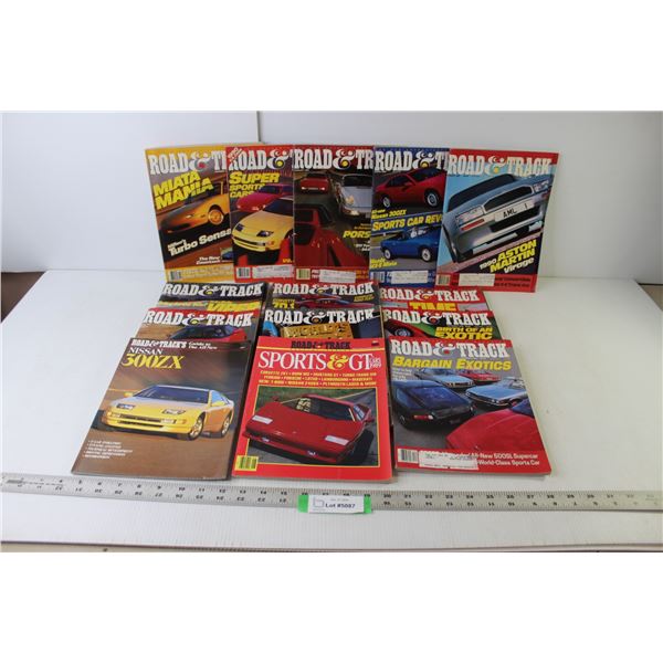 (14) Road & Track Magazines 1989