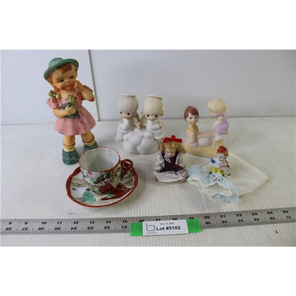Assorted Ornaments of Children (Barton, Jonathon & David), Teacup & Saucer - Asian Theme