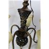 Image 3 : Vintage 5 Bulb Chandelier Light Fixture- As Is