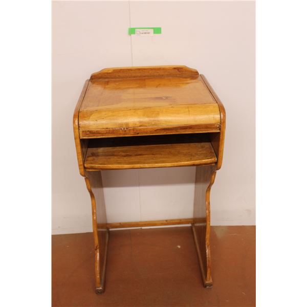 *Vintage Writing Desk- 18'' x 14.5'' x 30.5''