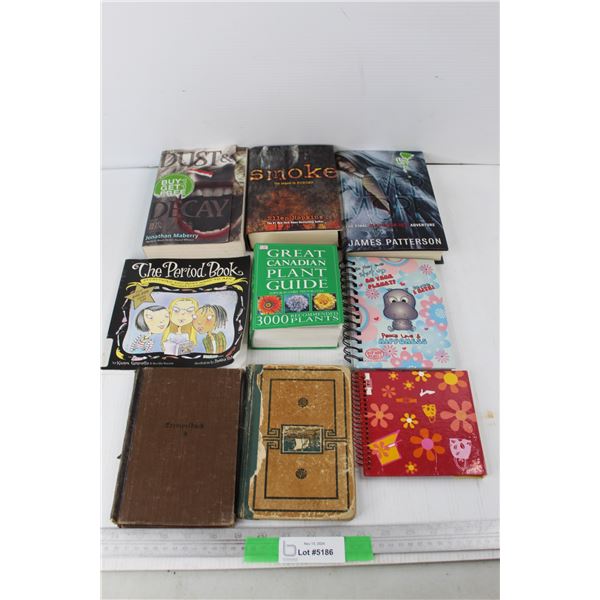(9) Various Books, Dust & Decay, Great Canadian Plant Guide, Misc.