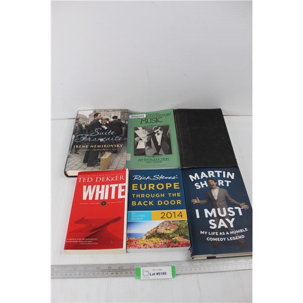 (6) Various Books, White, Europe Through The Back Door, Misc.