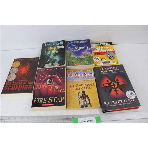 (7) Various Books, Jokes For Minecrafters, Fire Star, Misc.