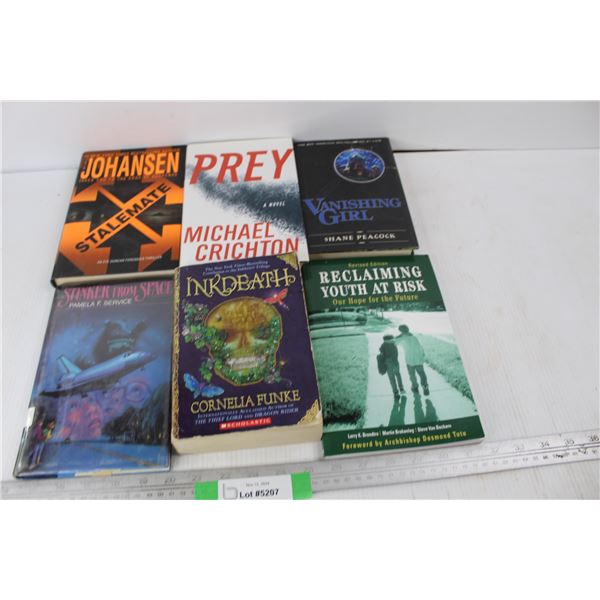 (6) Various Books, Stalemate, Prey, Misc.