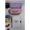 Image 2 : Lot Of Various Office/ School Supplies, Hole Paper Punch- NIB, Rulers, Misc.