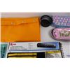 Image 5 : Lot Of Various Office/ School Supplies, Hole Paper Punch- NIB, Rulers, Misc.