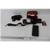 Image 1 : Lot Of Various Glasses Cases, Pair Of Sunglasses, Wireless Device Charge Pad- As is, Misc.