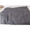 Image 4 : Plastic Laundry Basket, Weighted Blanket, Unknown Weight