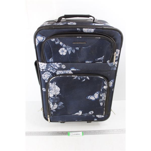 Jetstream Flower Themed Suitcase w/ Wheels