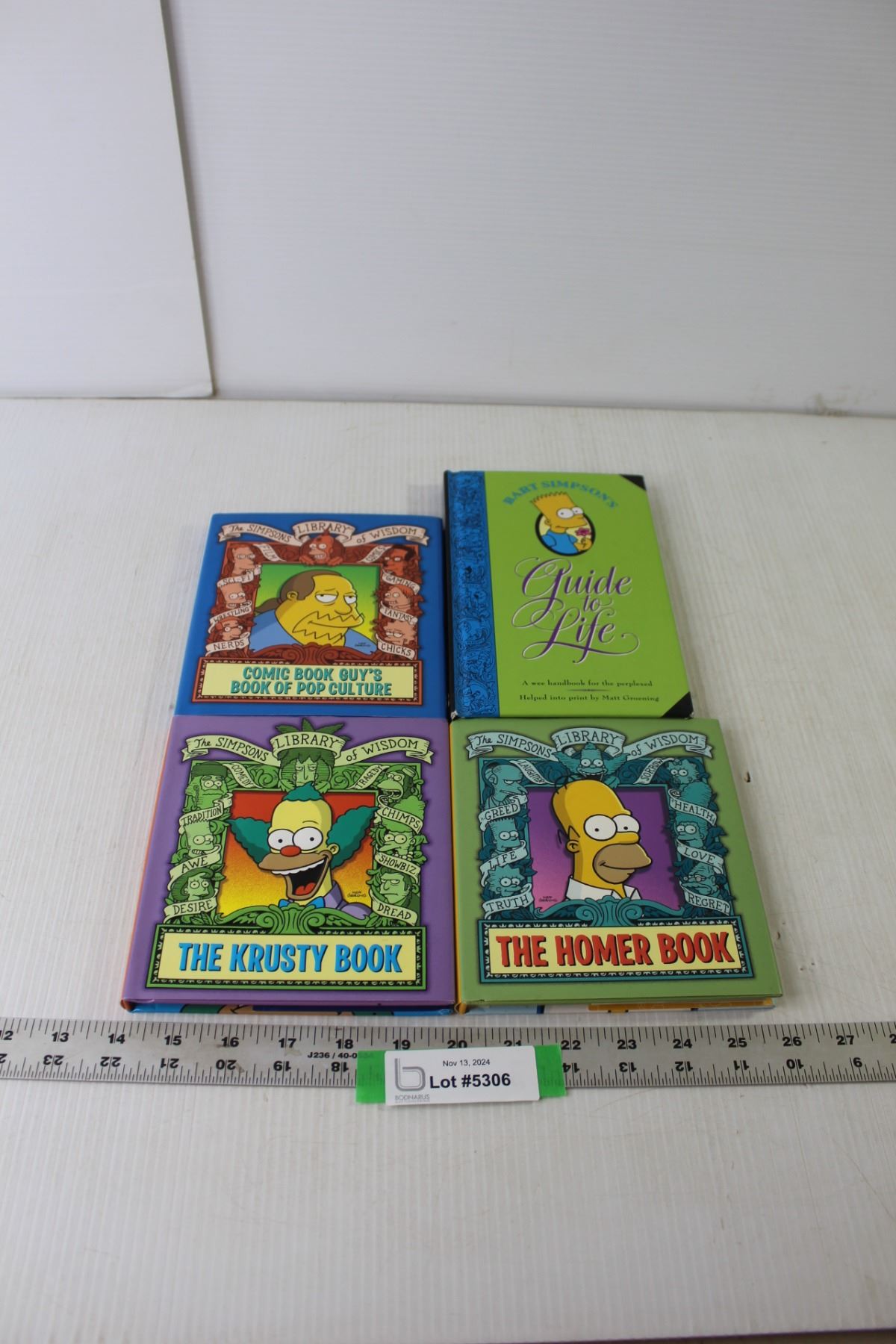 (4) The Simpsons Books (Guide To Life, Library Of Wisdom) - Bodnarus ...