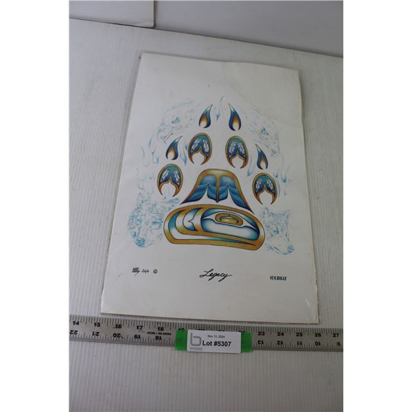 Artwork Sticker - Indigenous Theme