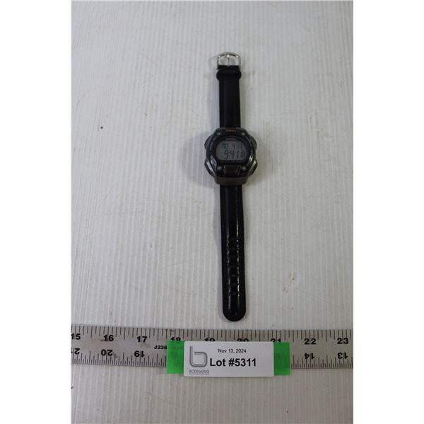 Timex Ironman Men's Wristwatch With Leather Strap (Working)