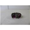 Image 3 : (2) Metal Bracelets (Unicorn, Purple Jewel)