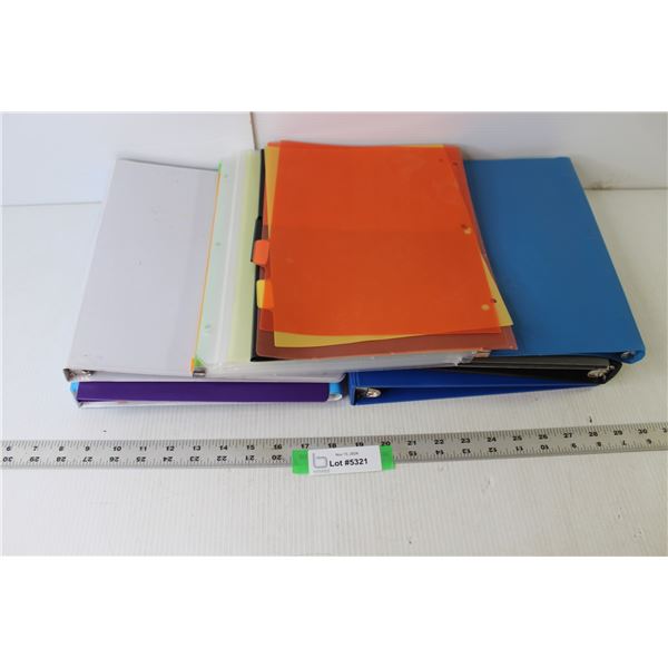 Assorted Binders And Folders