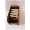 Image 4 : Wooden Rolltop Desk Organizer