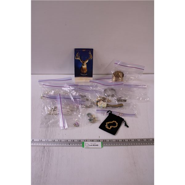Costume Jewellery, Wristwatches, Collector Coin