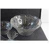 Image 2 : 10 pc Glass Punch Set - Bowls, Cups a Ladle