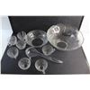 Image 4 : 10 pc Glass Punch Set - Bowls, Cups a Ladle