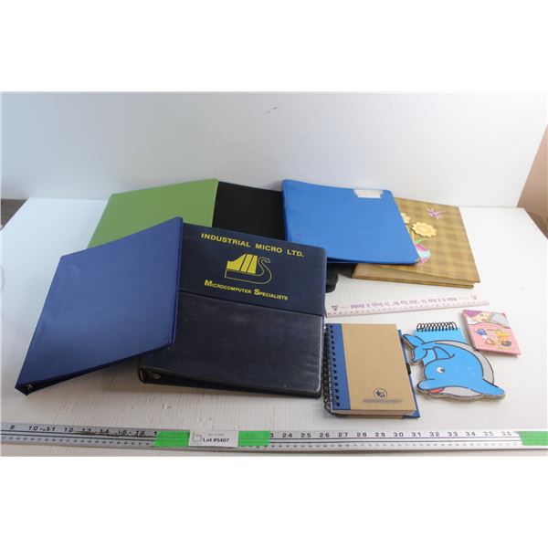 File Folders, Ruler, Photo Album and Notepads