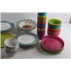 Image 2 : Plastic & Ceramic Plates, Cups, Bowls and Saucers