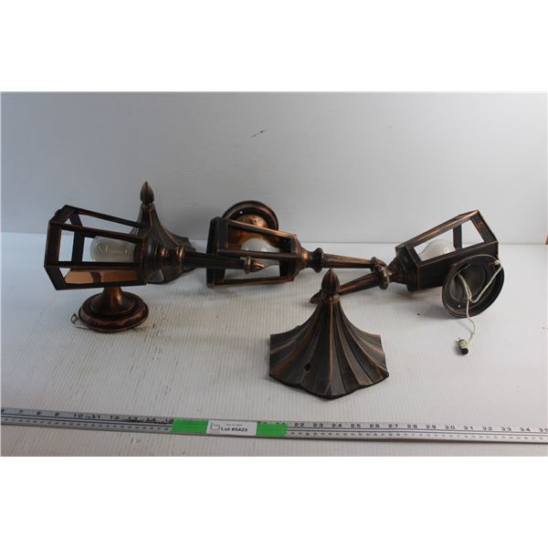 Exterior Wall Light Fixtures - As Is