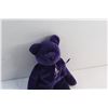 Image 2 : Purple Bear TY Beanie Baby No Tag