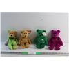 Image 1 : (4) TY Beanie Babies (3 with Tags)