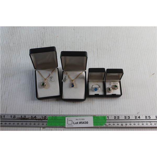 Necklaces, Ring and Earrings