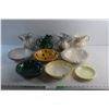 Image 1 : (4) Porcelain Pitchers, (6) Basins and a Plate