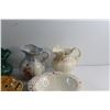 Image 2 : (4) Porcelain Pitchers, (6) Basins and a Plate