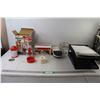 Image 1 : Folder Shelf, Measuring Cup, Receipt Paper, Food Chopper, Miracle Chop and Grater