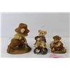 Image 2 : (3) Ceramic Bear Decorations, (3) Disney Princess Tea Books