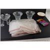 Image 3 : (3) Glass Bowls, (2) Shot Glasses, Plastic bag, Monthly Planner