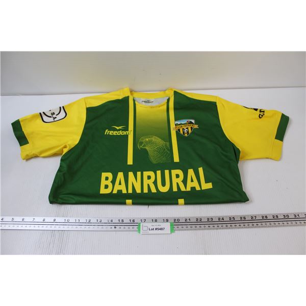 Signed Soccer Jersey - N. Mavas # 16; Banrural