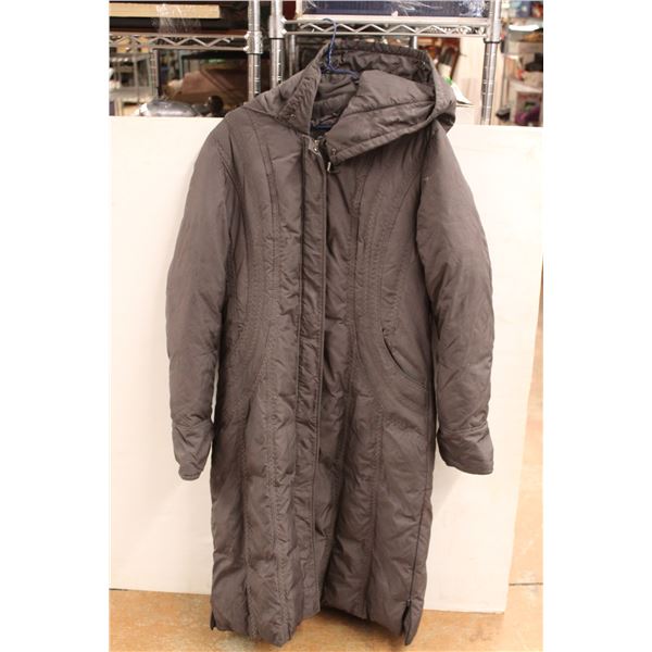 Full Length Hooded Coat - Size L