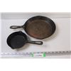 Image 1 : (2) Cast Frying Pans