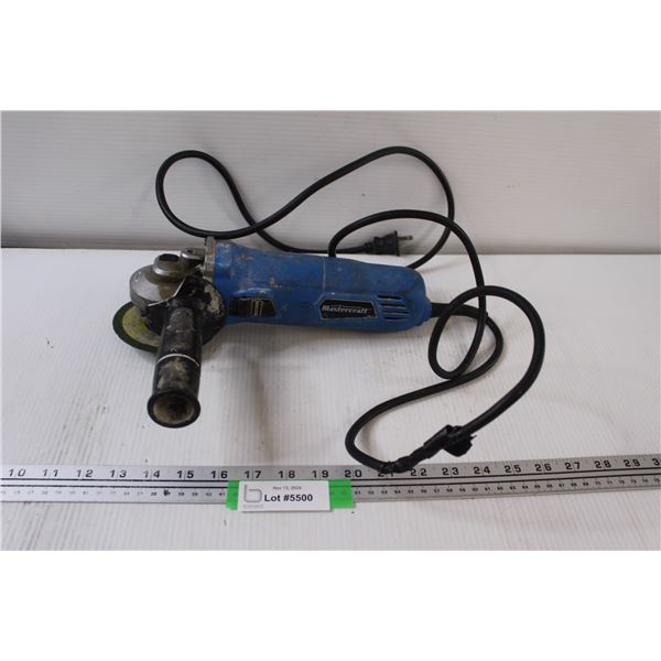 Corded Mastercraft Angle Grinder - Working